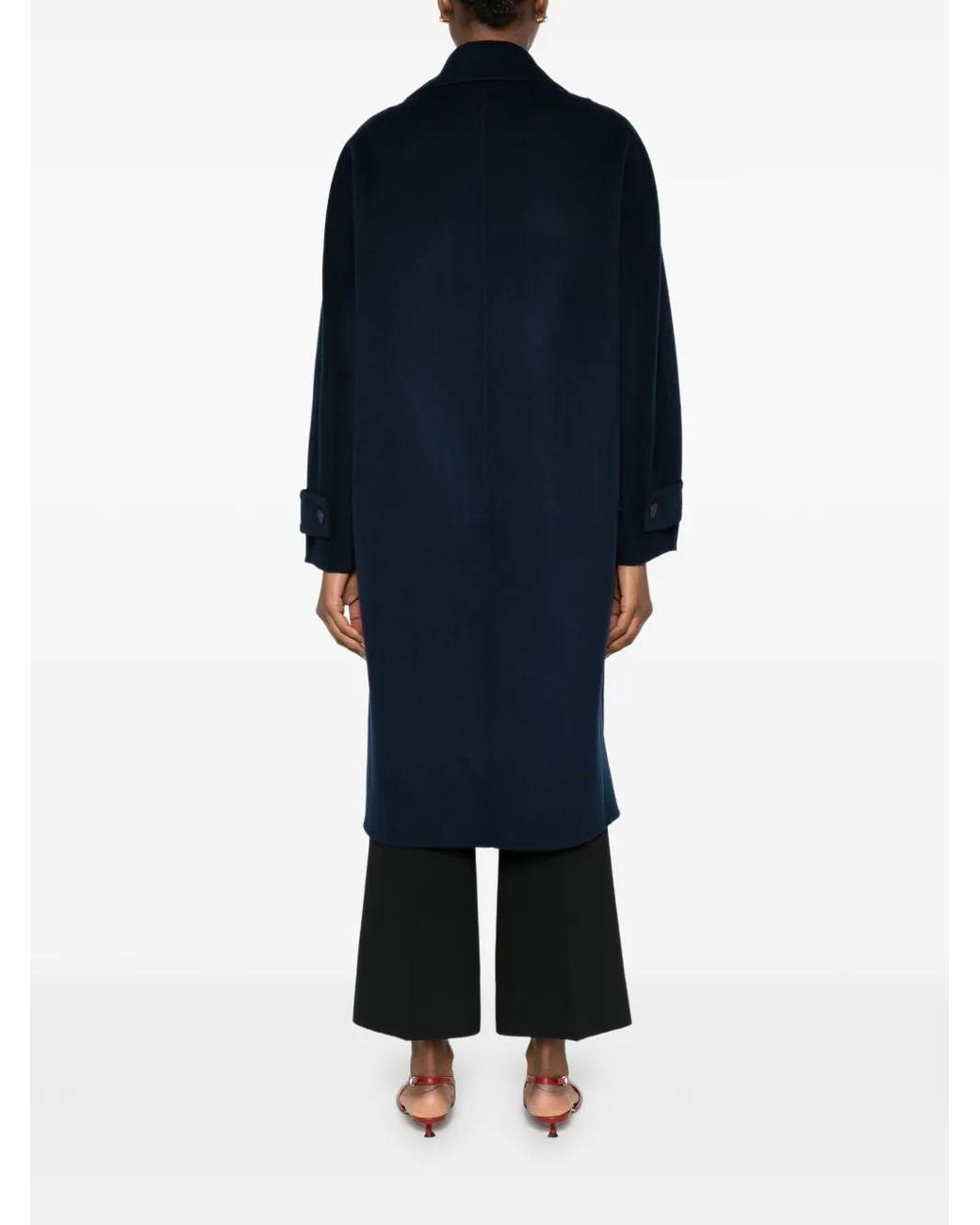 Joseph Blue Franco Single-Breasted Coat