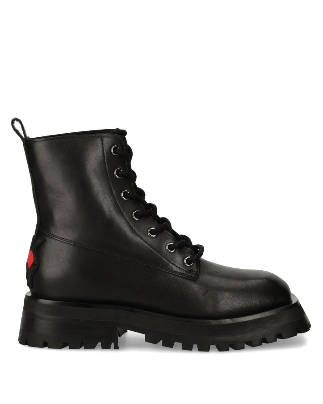 DKNY Leren Laarzen in het Black