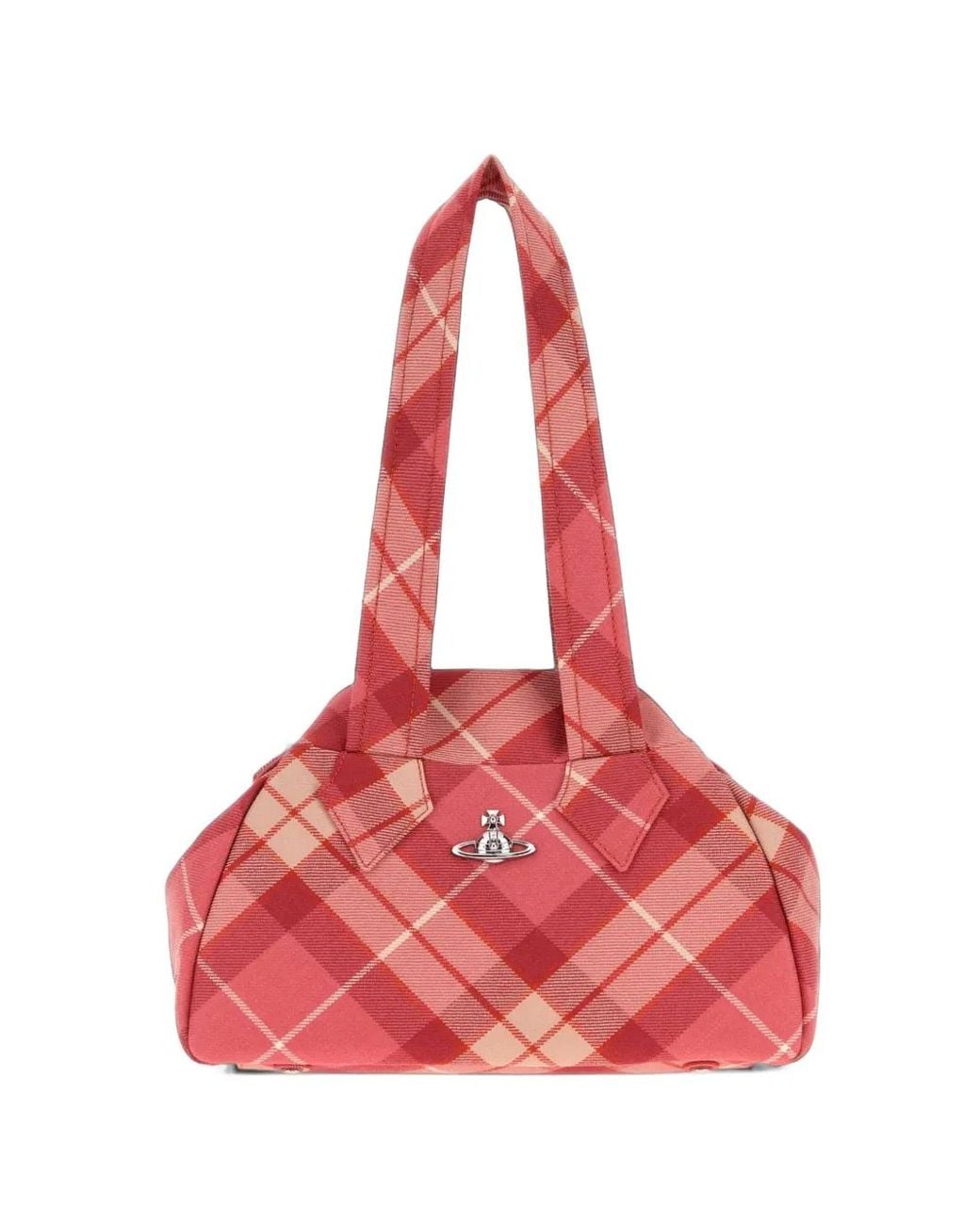 Vivienne Westwood Pink Yasmine Medium Archive Handbag