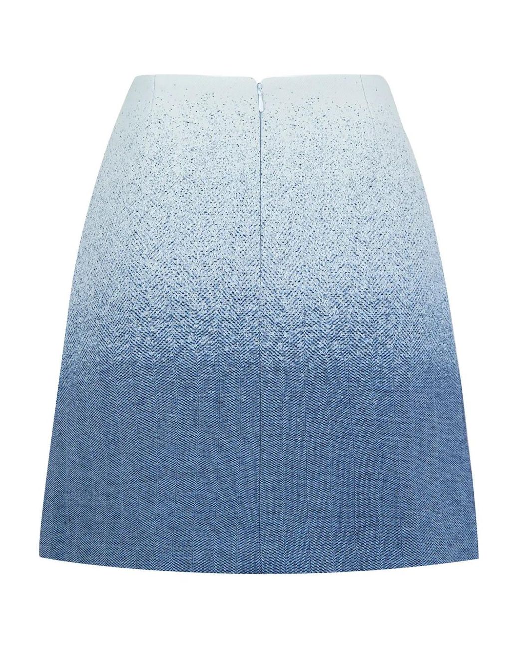 Ports 1961 Blue Gradient-Effect A-Line Skirt