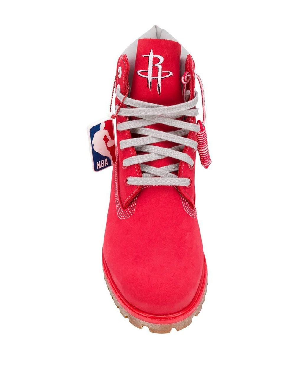 Botas NBA Timberland de hombre de color Rojo | Lyst