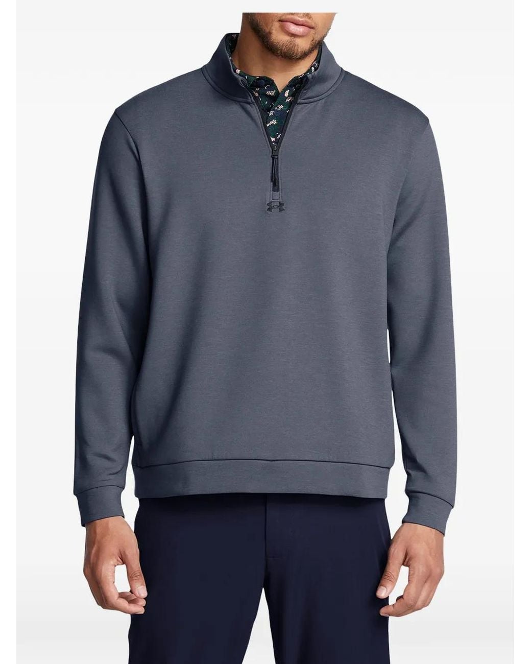 Under Armour Blue Drive Midlayer Sweater for men