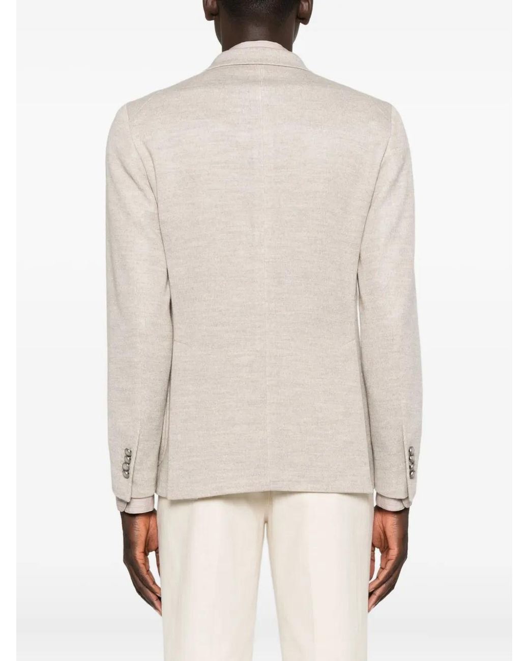 Tagliatore Doppelreihige Jacke in White für Herren