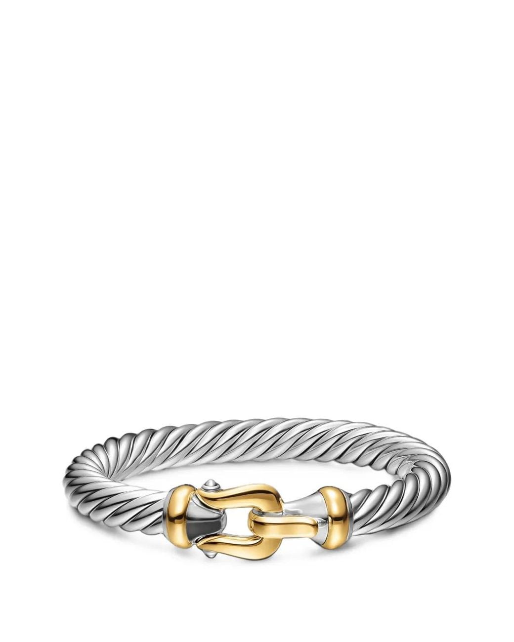 David Yurman White Cable Flex Bracelet