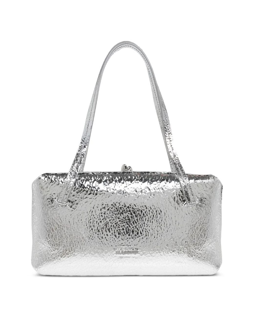 Jil Sander White Goji Pillow Shoulder Bag
