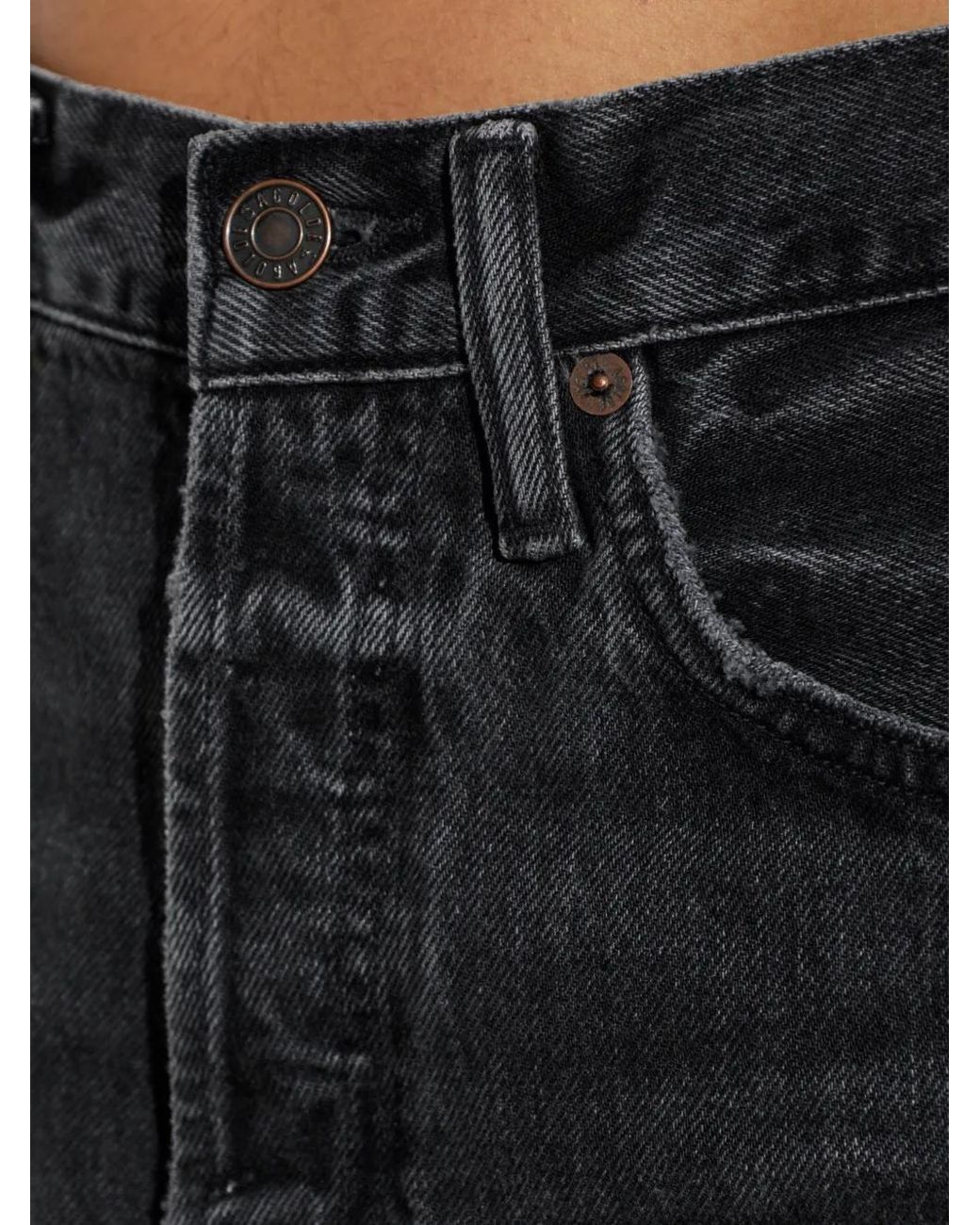 Agolde High-Waist Jeans in het Black