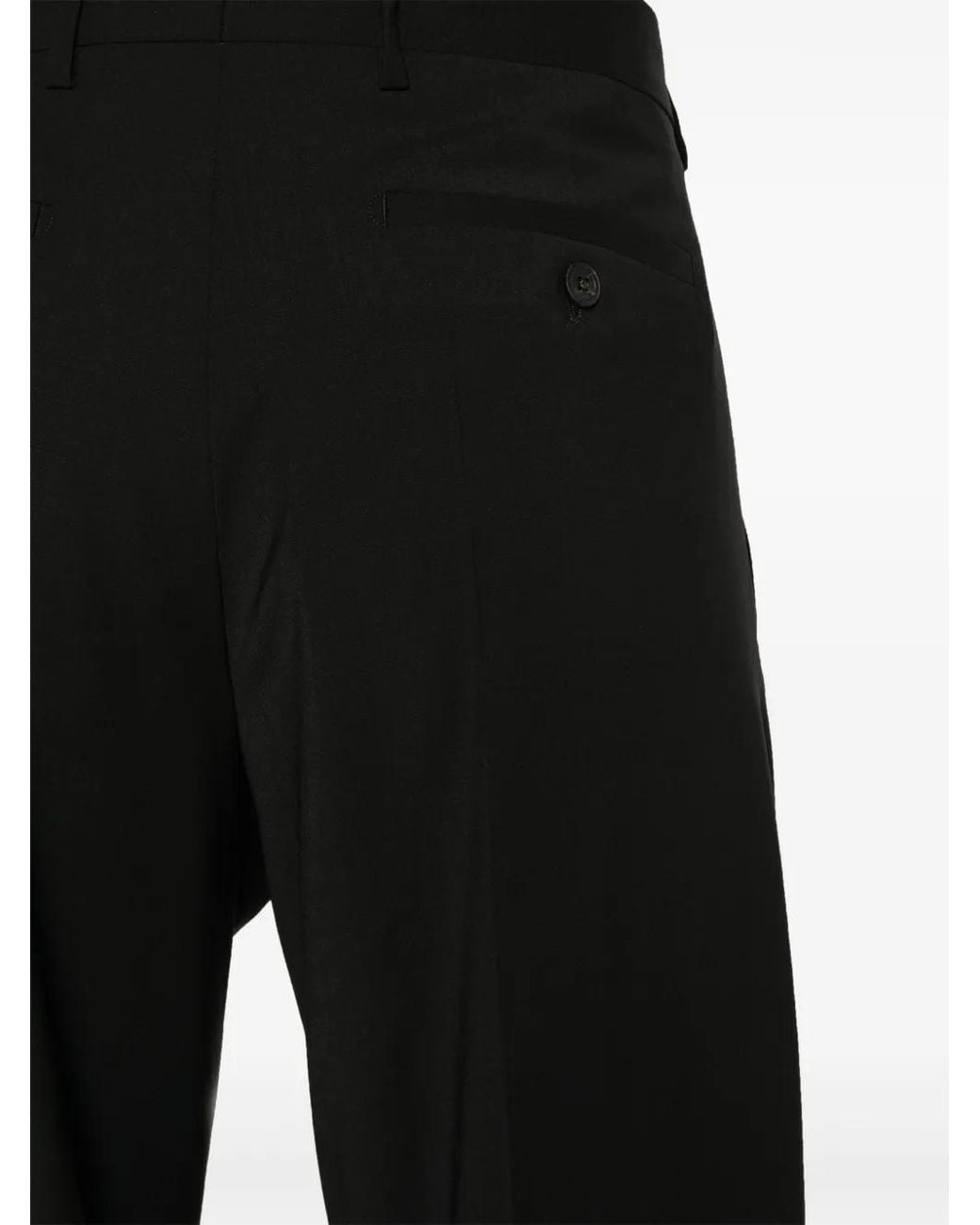 Rick Owens Black Dietrich Straight-Leg Tailored Trousers for men