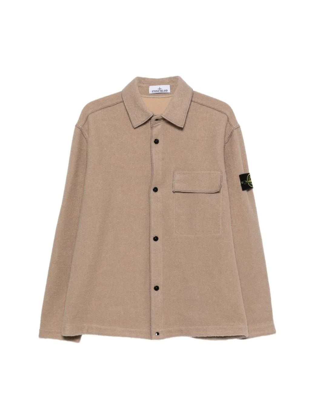 Stone Island Natural 1200034 Overshirt for men