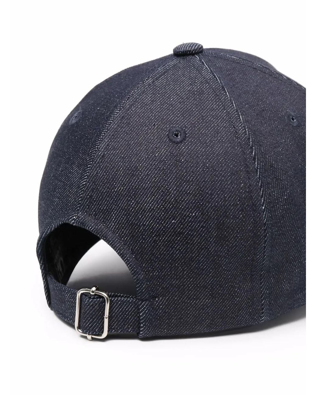 A.P.C. Blue Charlie Baseball Denim Cap