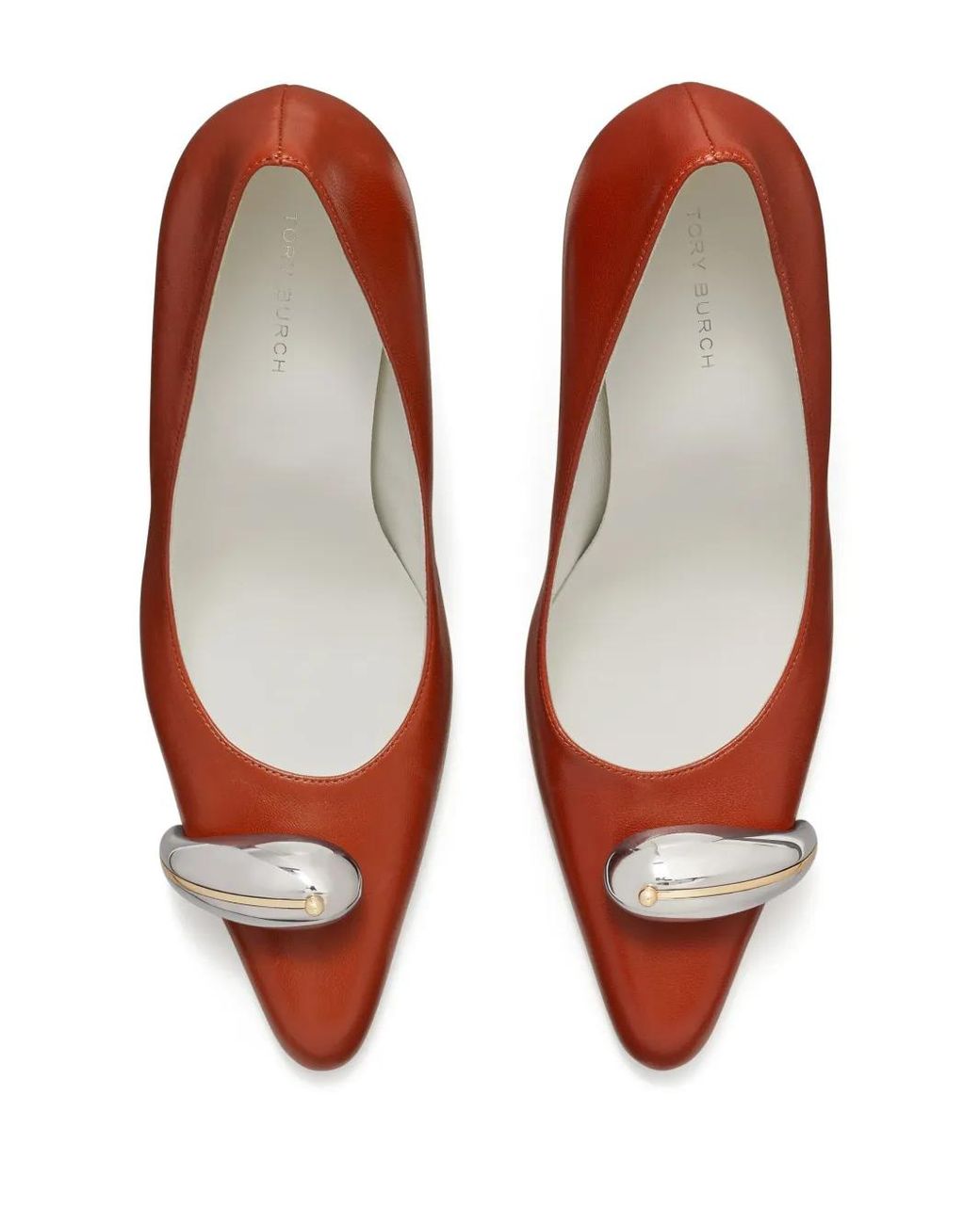 Tory Burch Pink 90Mm Pierced Xl Pumps