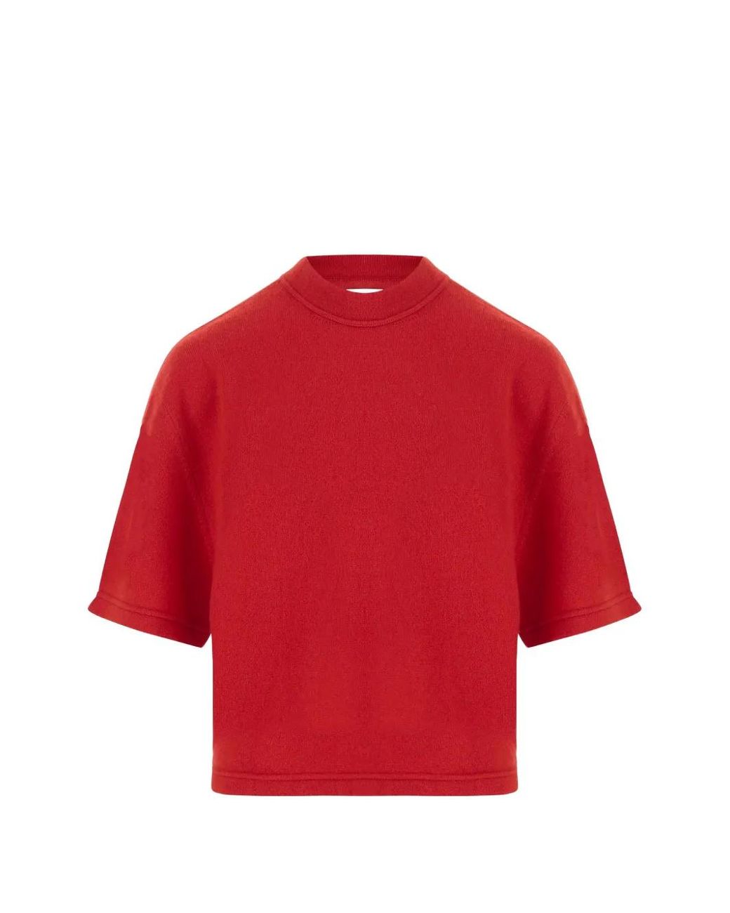 Sa Su Phi Red Cashmere Crew-Neck Sweater