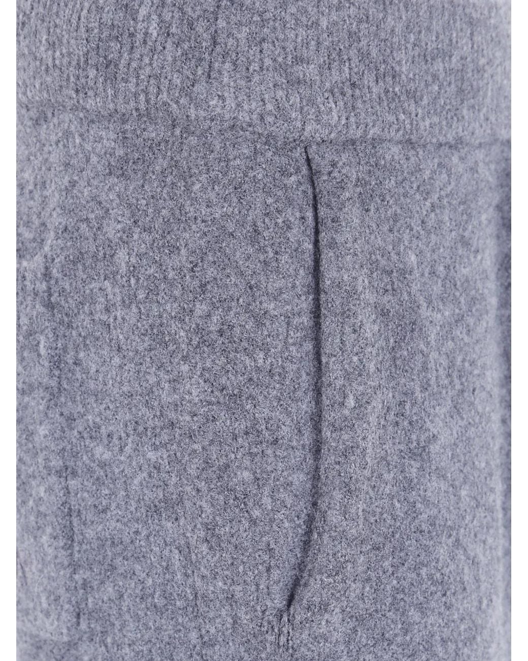 Represent Blue Drawstring Wool Track Pants for men