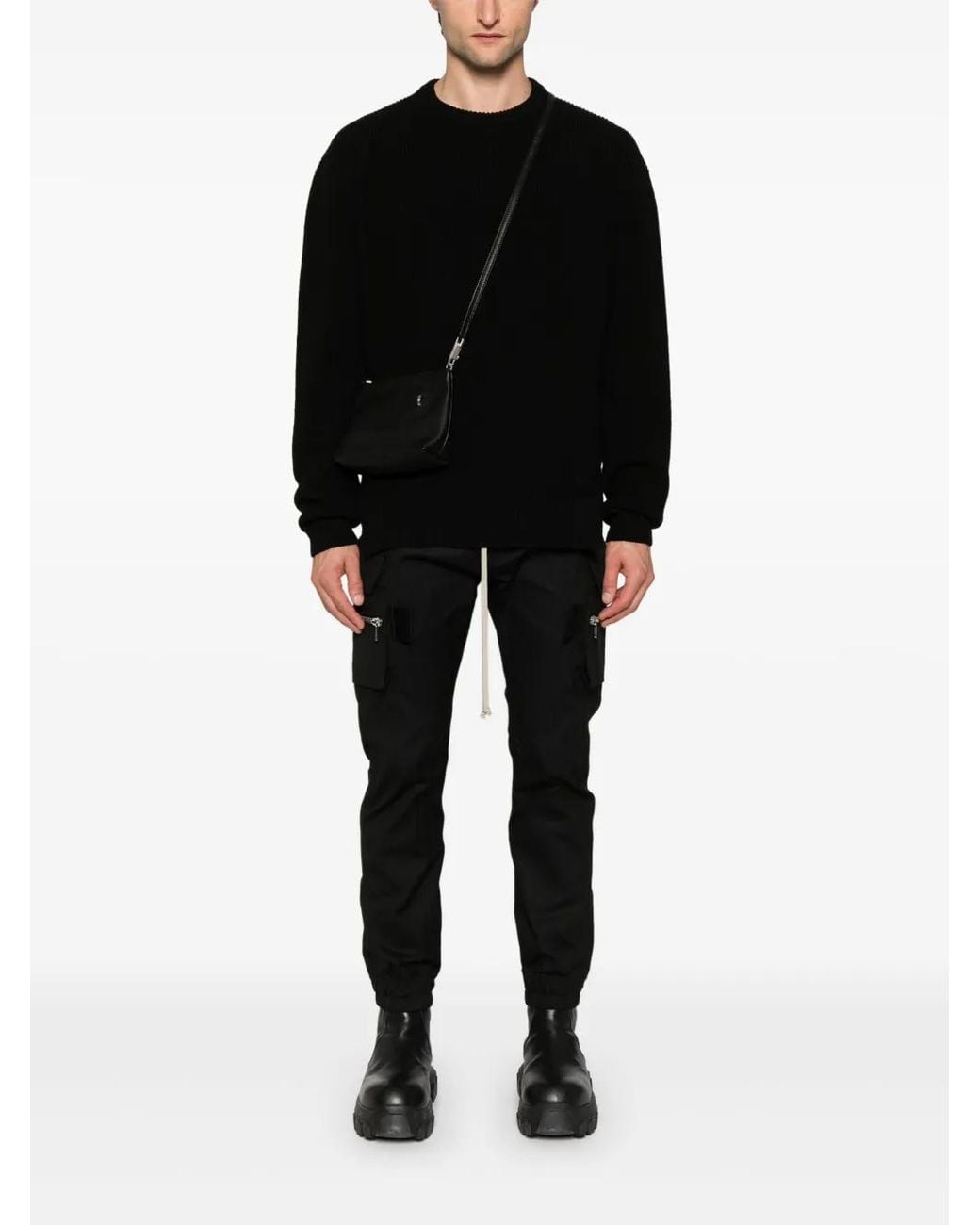 Rick Owens Black Sweaters for men