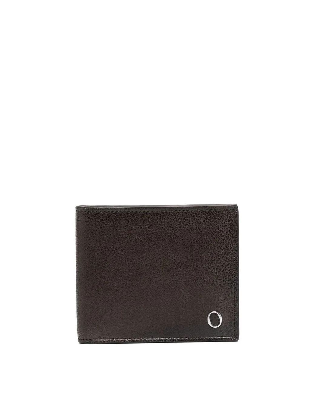Orciani White Bi-Fold Leather Wallet for men