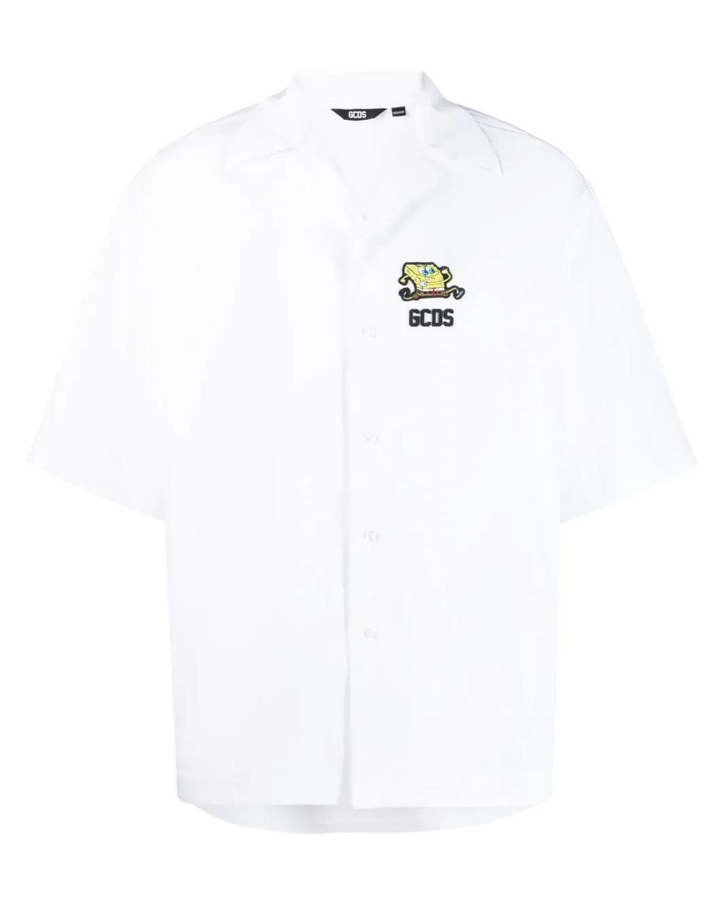 Gcds White Short Sleeved Shirt for men