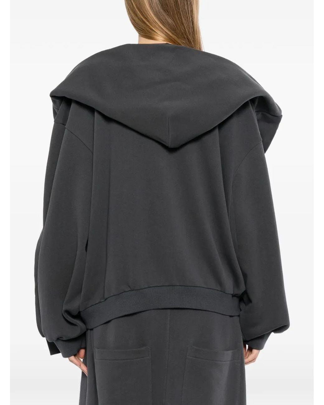 BONBOM Black Sleeve Hoodie Zip-Up Hoodie