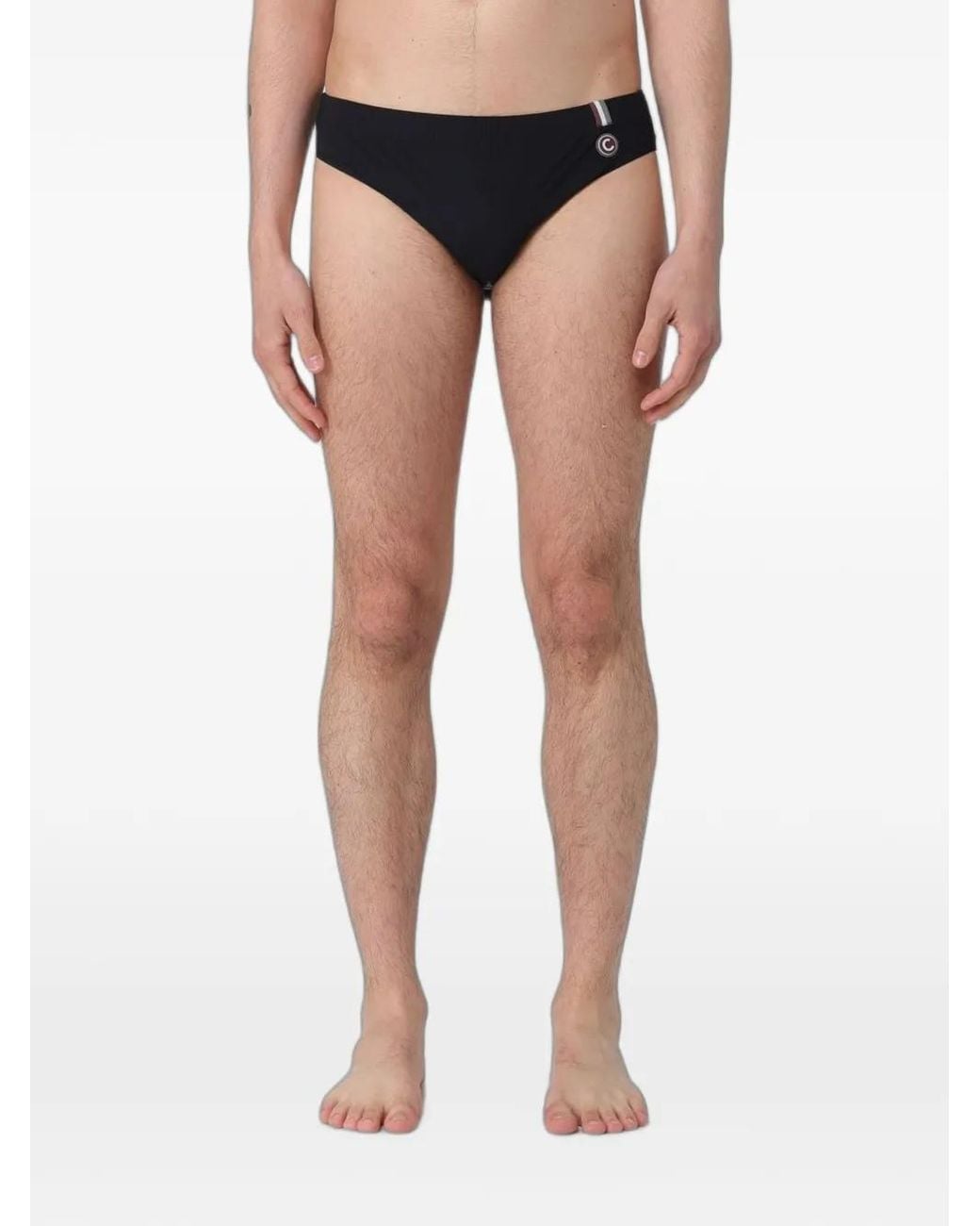 Colmar Blue Logo-Patch Swimming Trunks for men