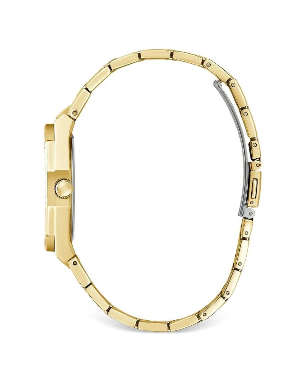 Guess Metallic Crystal-Embellished 36Mm Watch