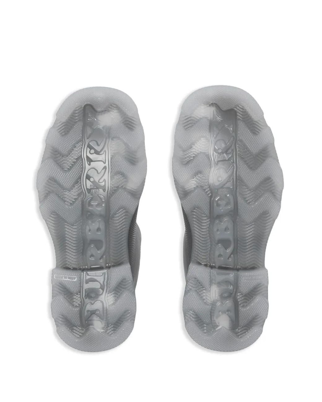 Burberry Gray Low Marsh Rubber Boots