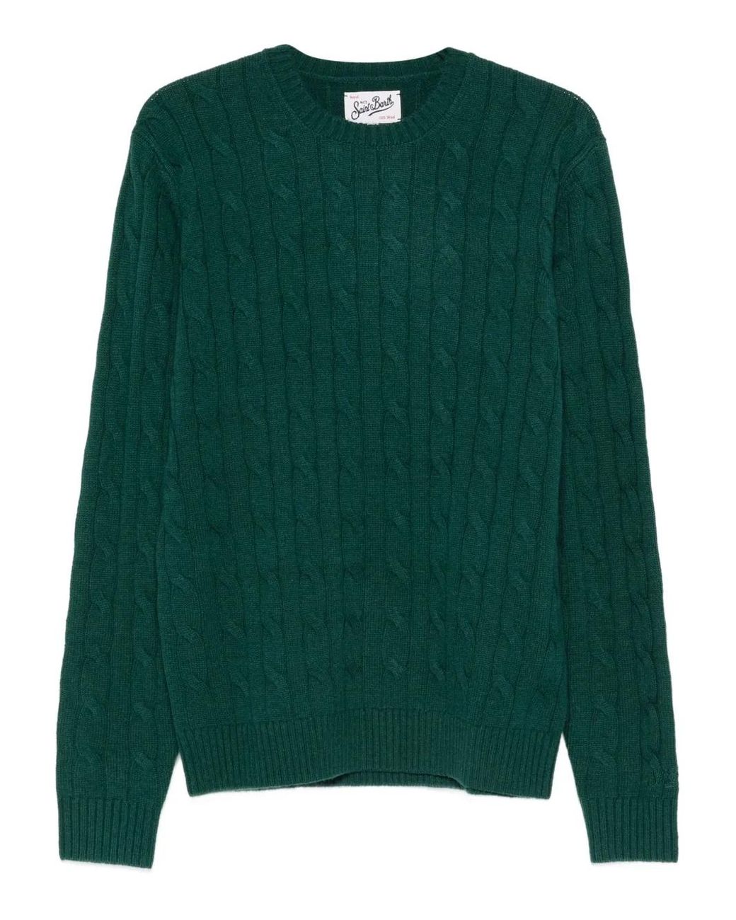 Mc2 Saint Barth Green Braid Regent Sweat for men