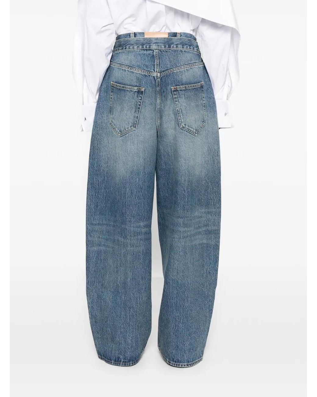 The Attico Blue Denim Cotton Jeans