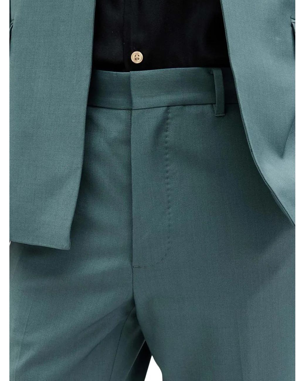 AllSaints Blue Moad Trousers for men