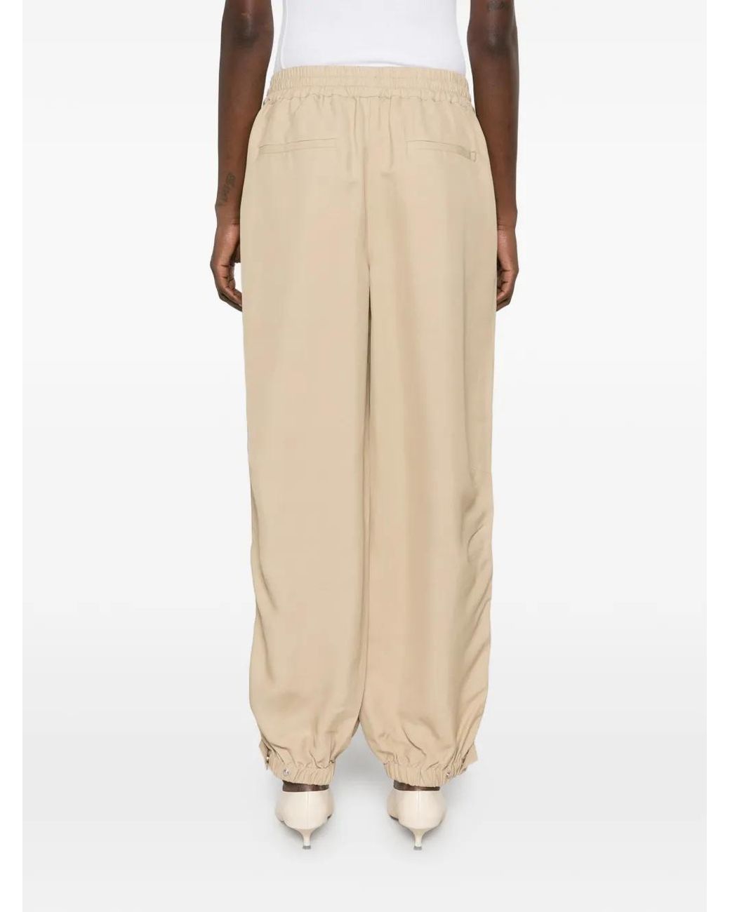 Co. Natural Side-Zip Elasticated Trousers