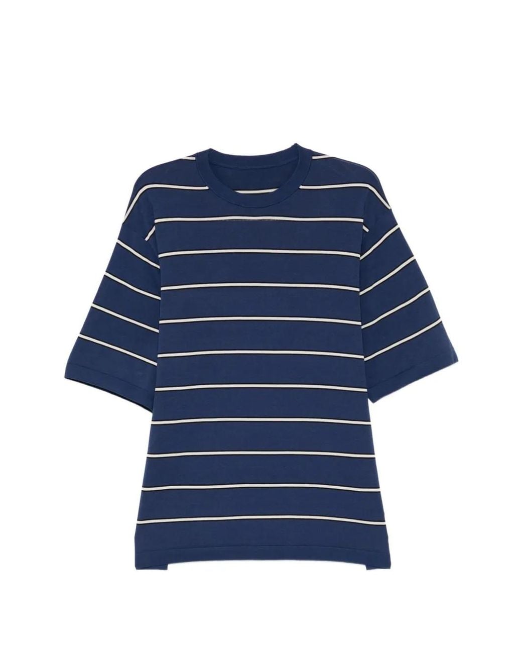 CROQUIS Blue Striped Short-Sleeve T-Shirt for men