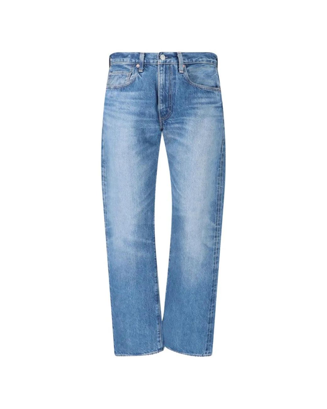 Levi's Blue Saddle Rock Mij Logo-Patch Jeans for men