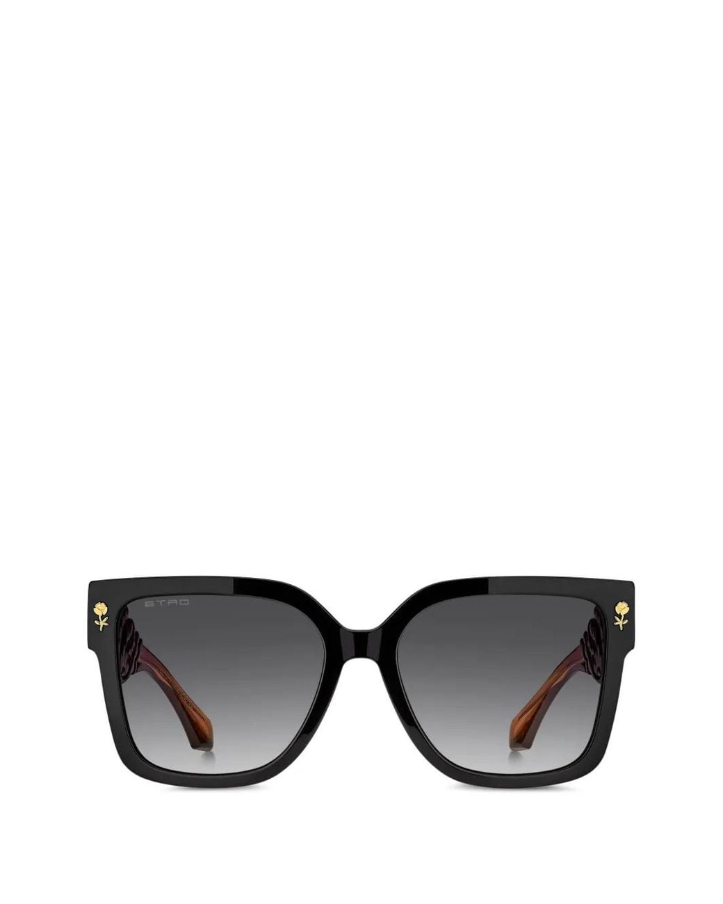 Etro Black Colour Stripes Sunglasses