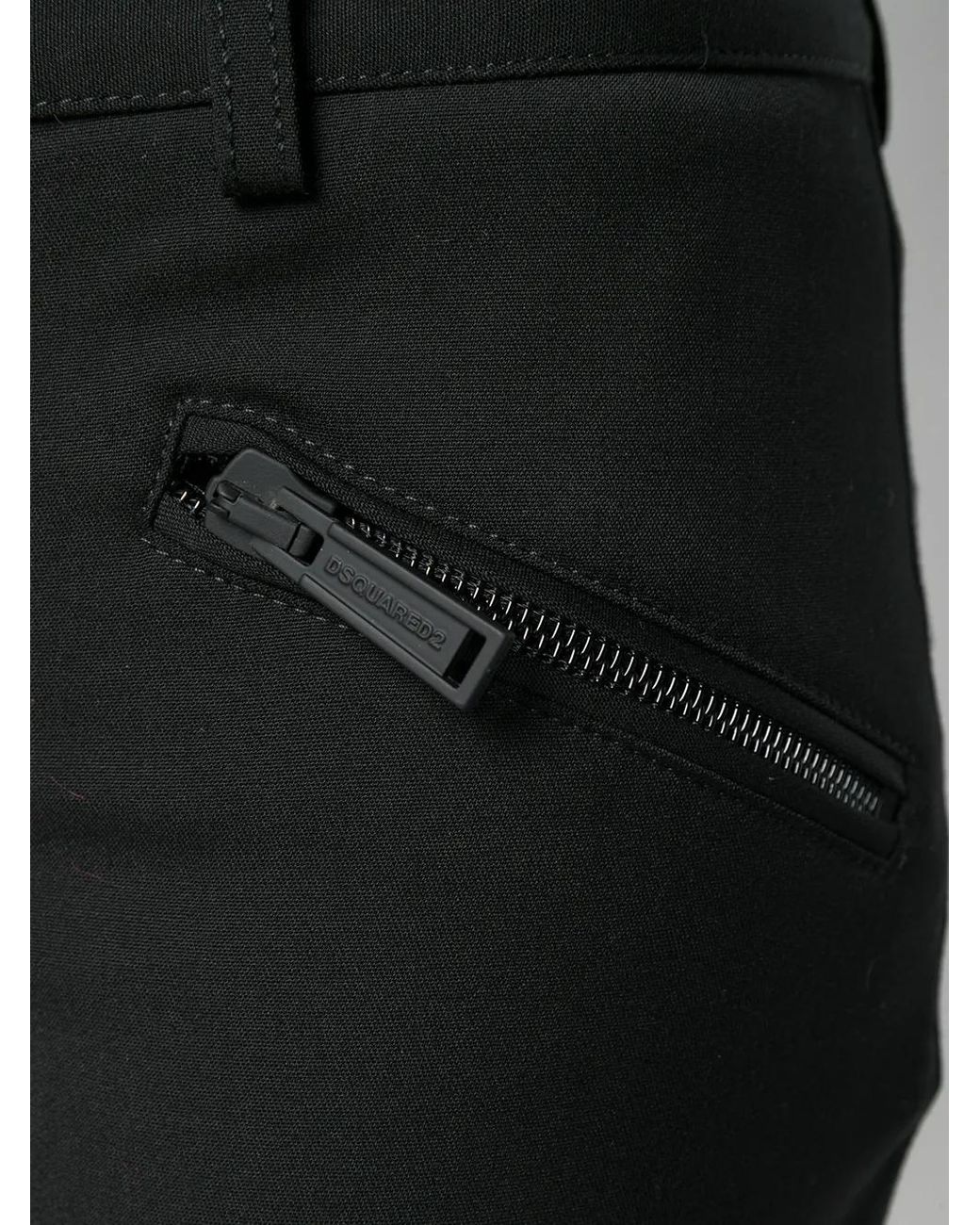 DSquared² Black Skinny Cropped Trousers