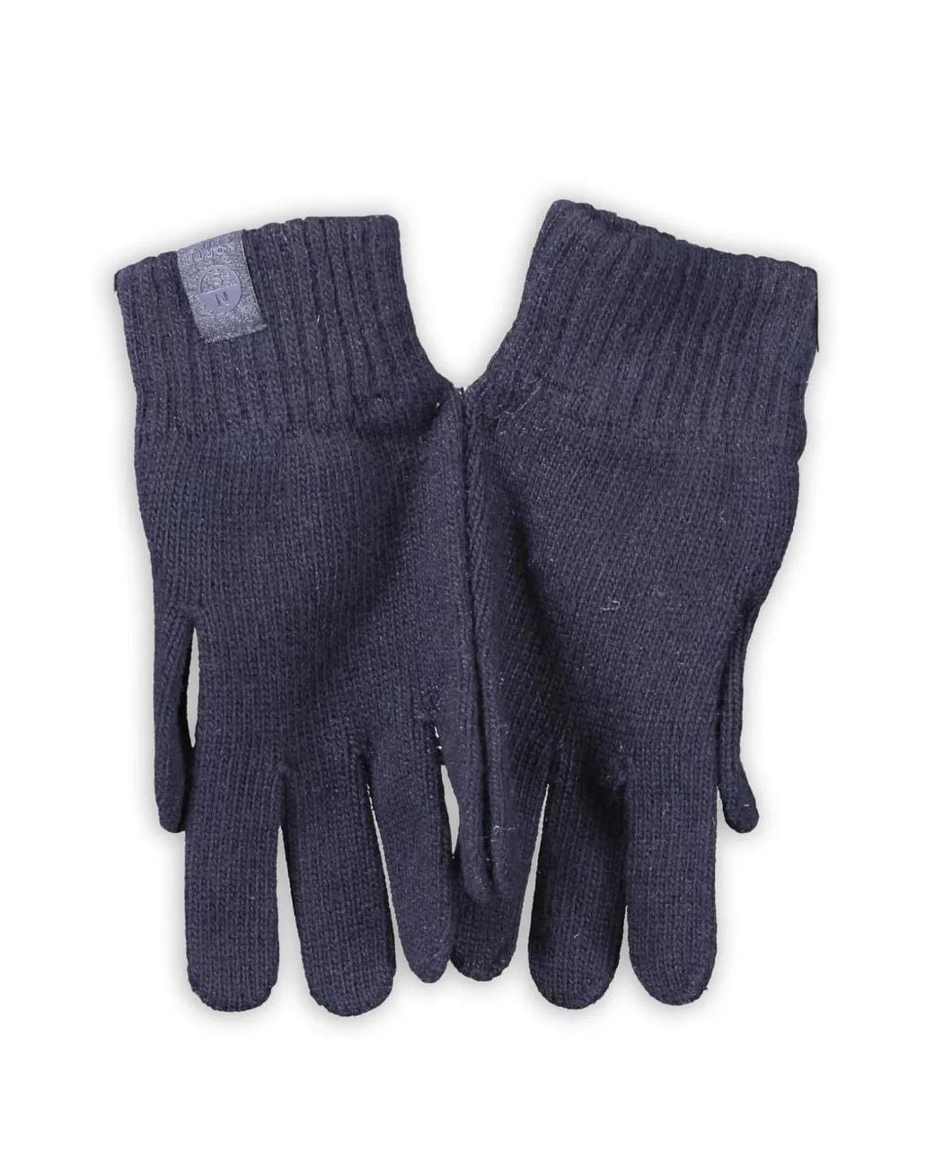 North Sails Blue Gants Côtelés À Patch Logo for men