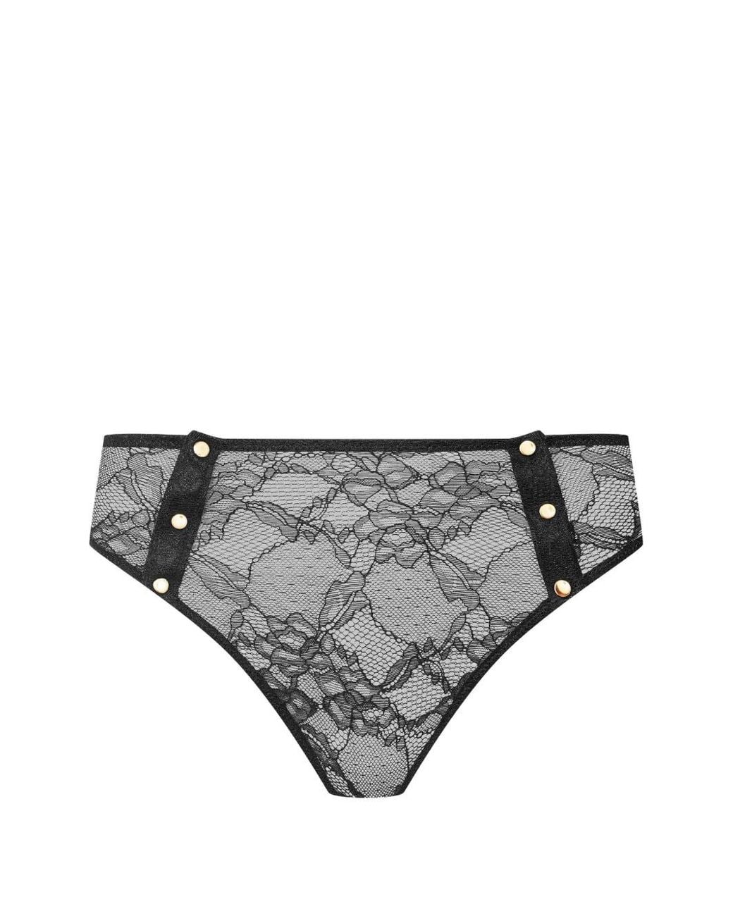 Scandale Gray Jeux Magnétiques Floral-Lace Thong