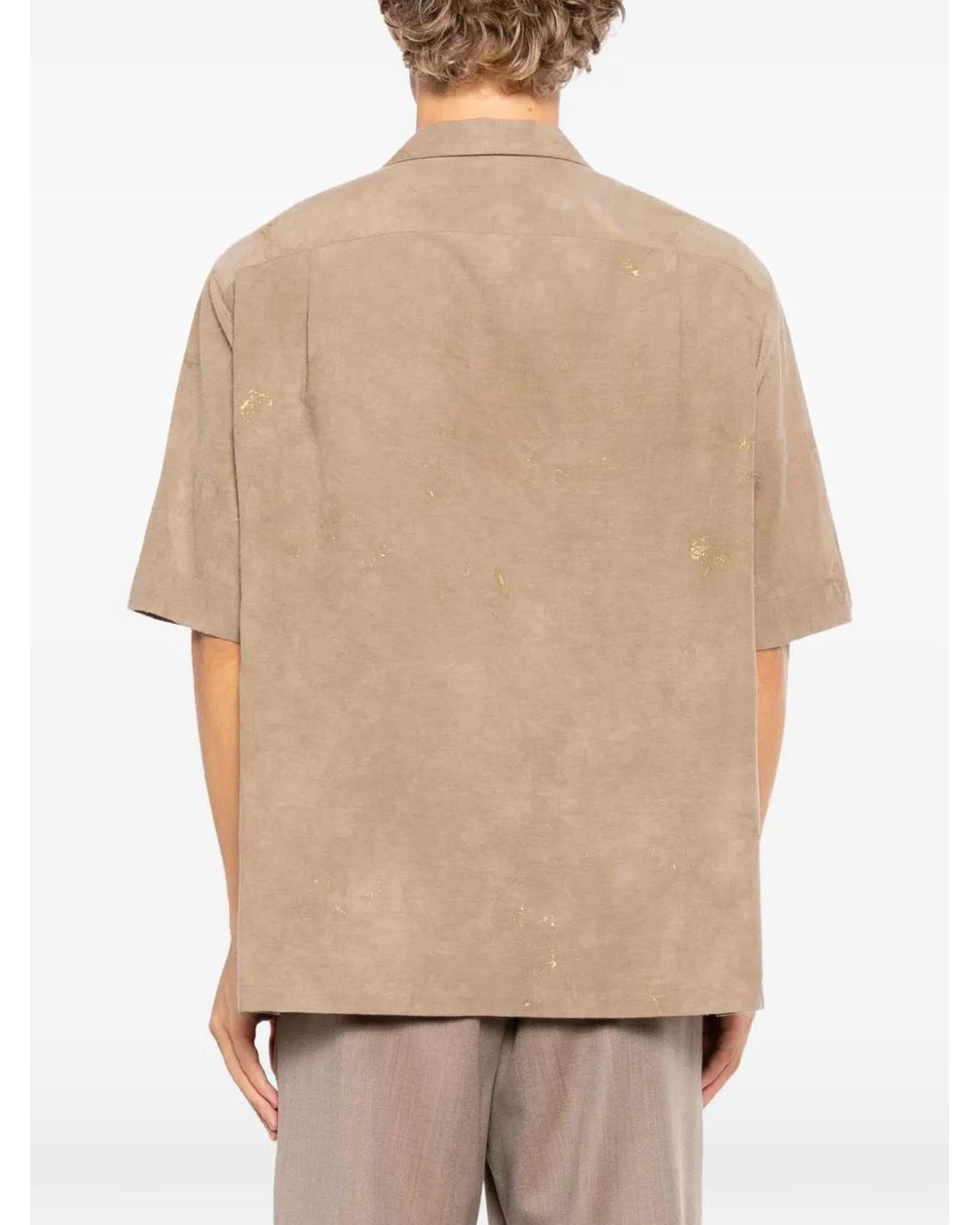 Ziggy Chen Natural Chest-Pocket Shirt for men