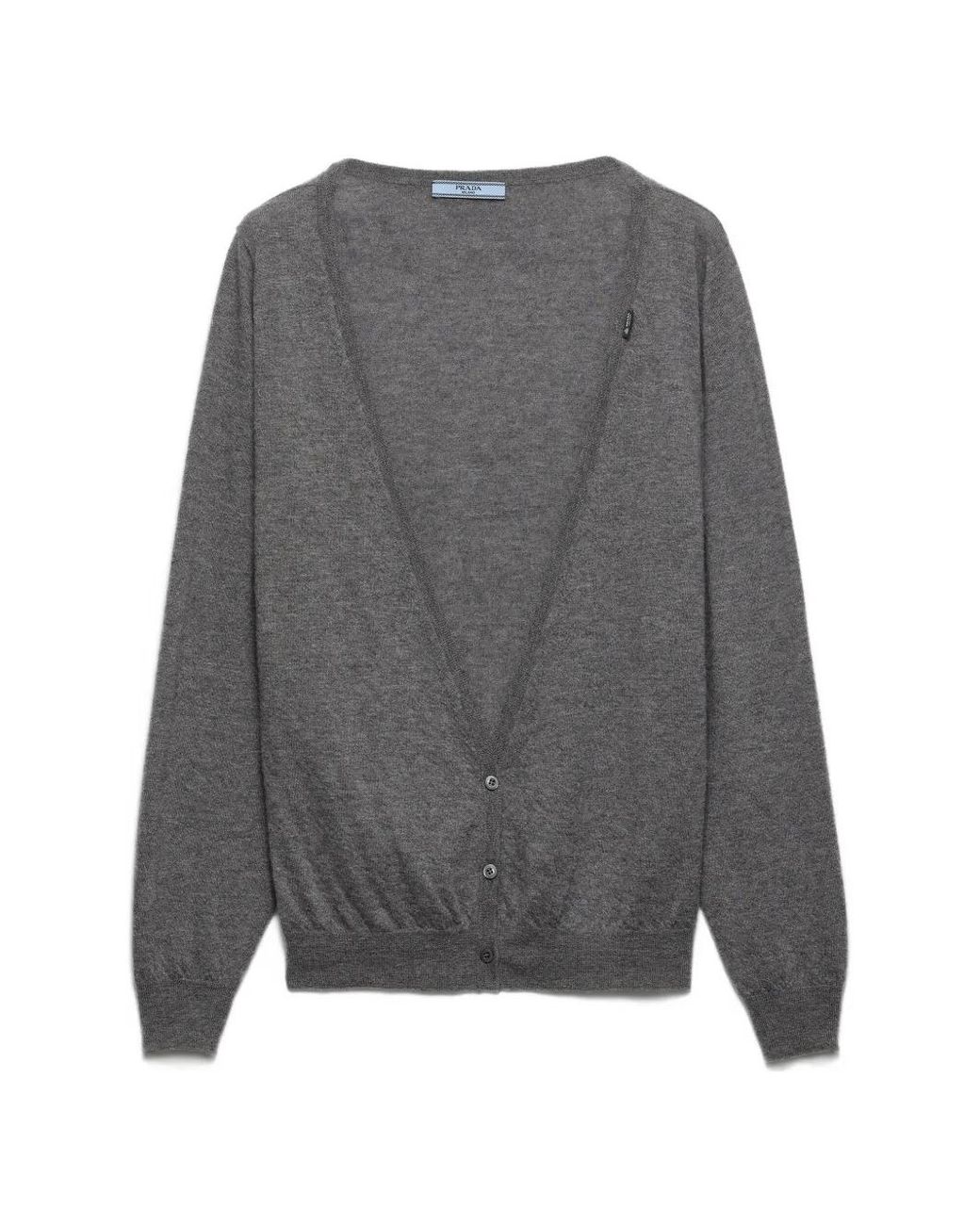 Prada Kasjmier Vest in het Gray