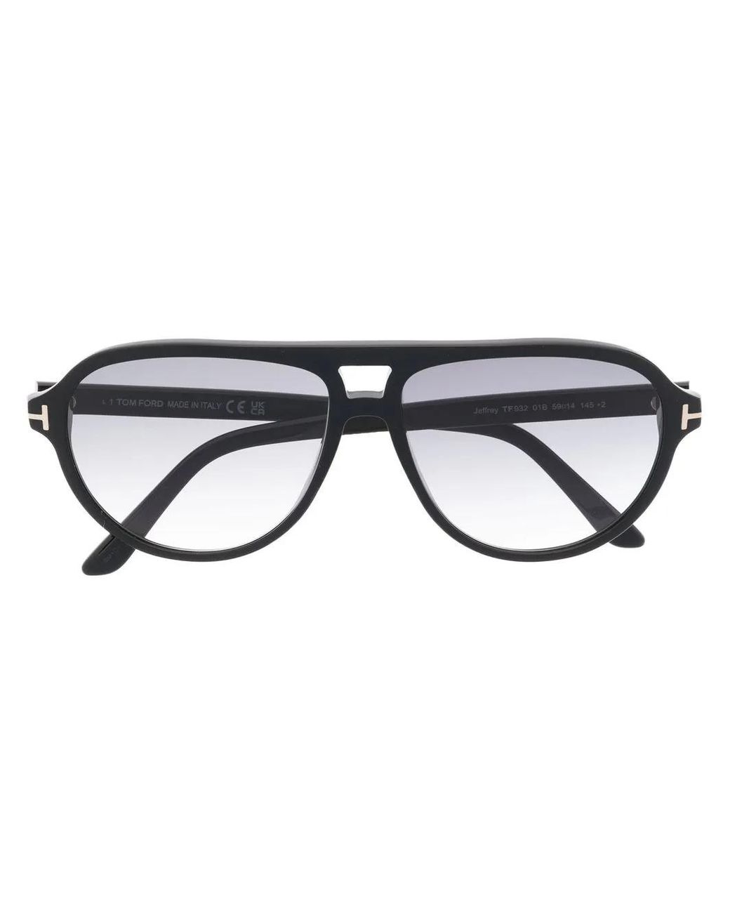 Tom Ford Black Oversized Sunglasses for men