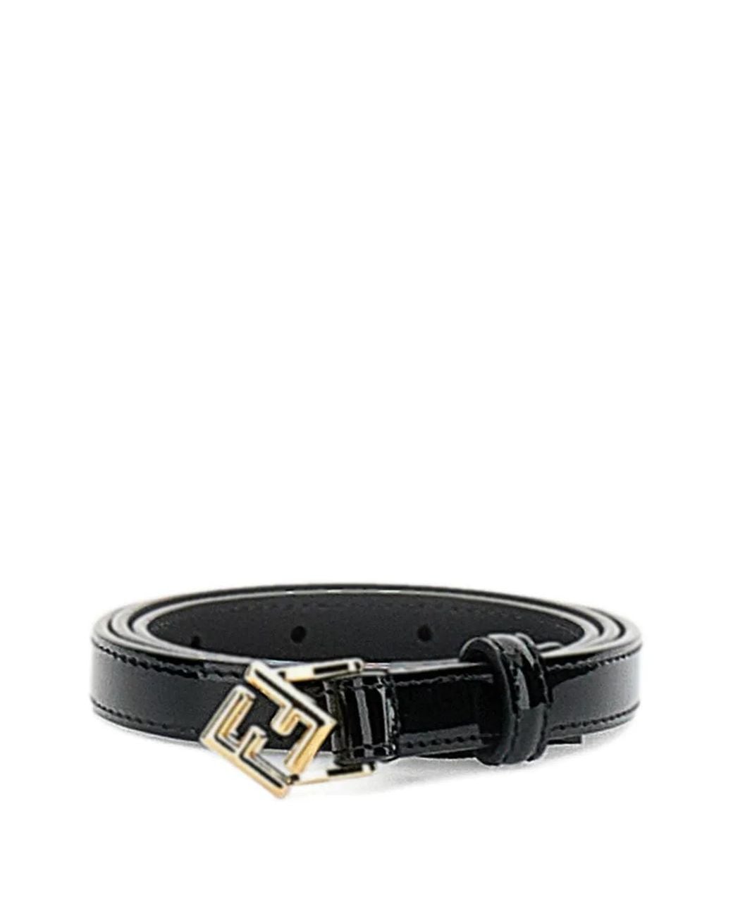 Fendi Black Ff Diamonds Belt