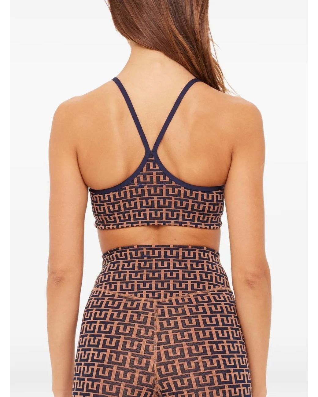 Reggiseno Castilla Bowie Con Stampa Geometrica di The Upside in Brown