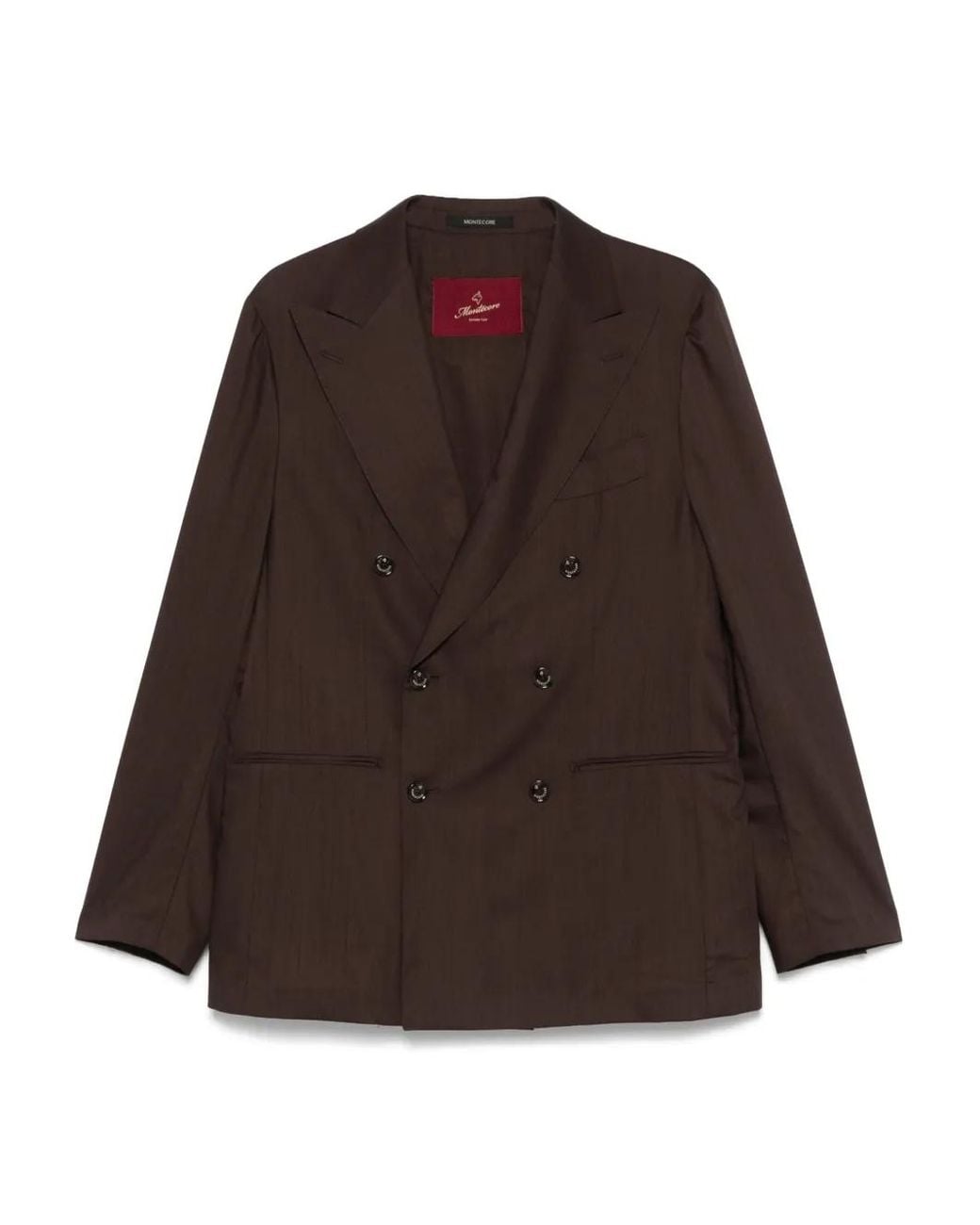 Montecore Brown Wool Blazer for men