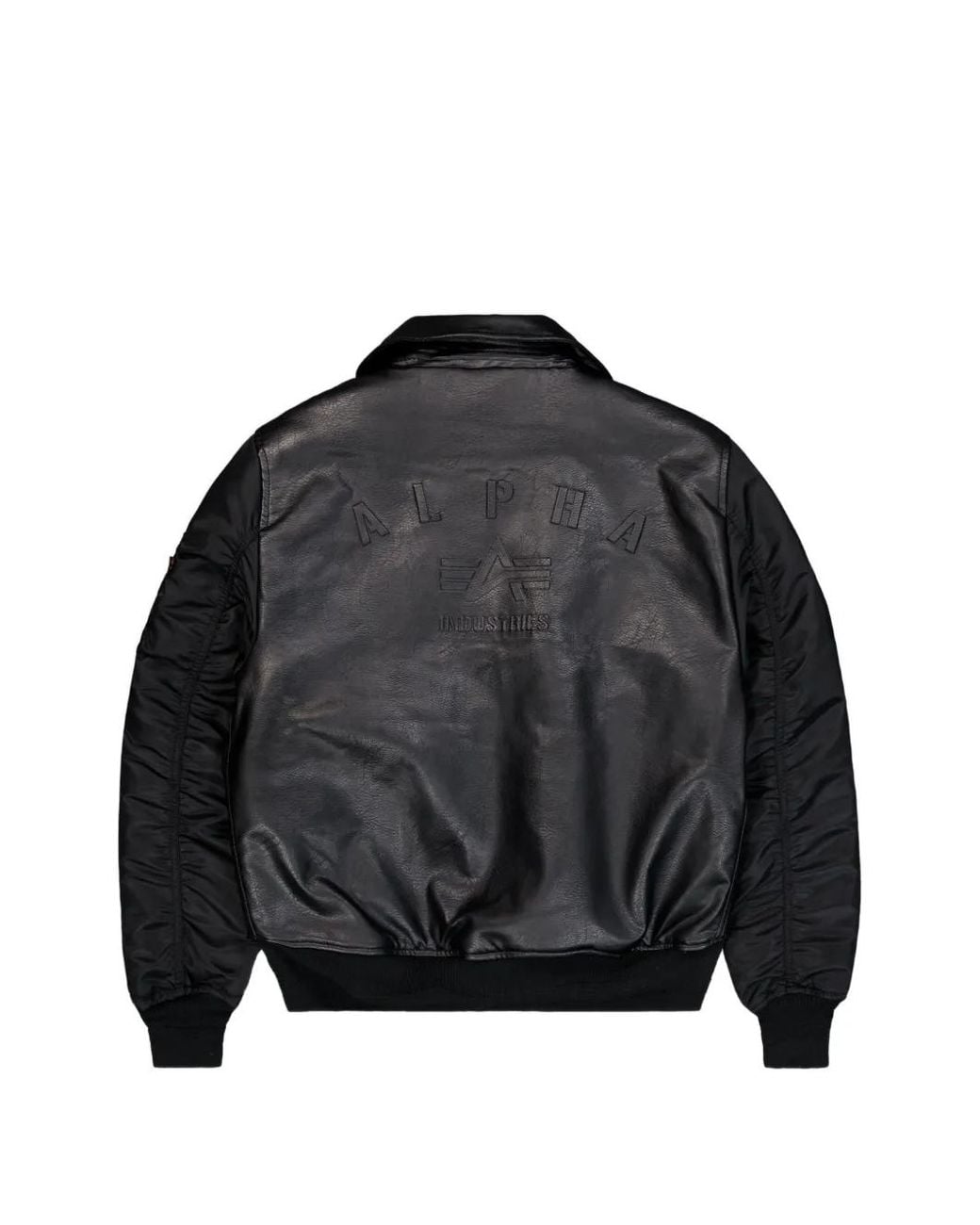 Alpha Industries Black Cwu Mod Bomber Jacket for men
