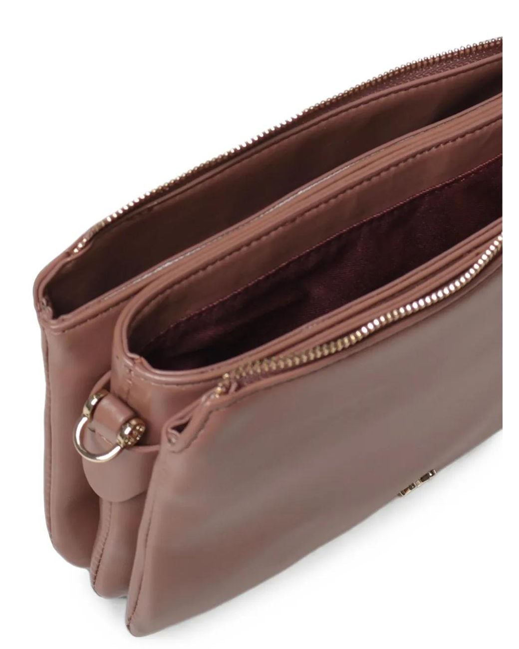 V73 Pink Zircone Logo-Plaque Knotted Tote Bag