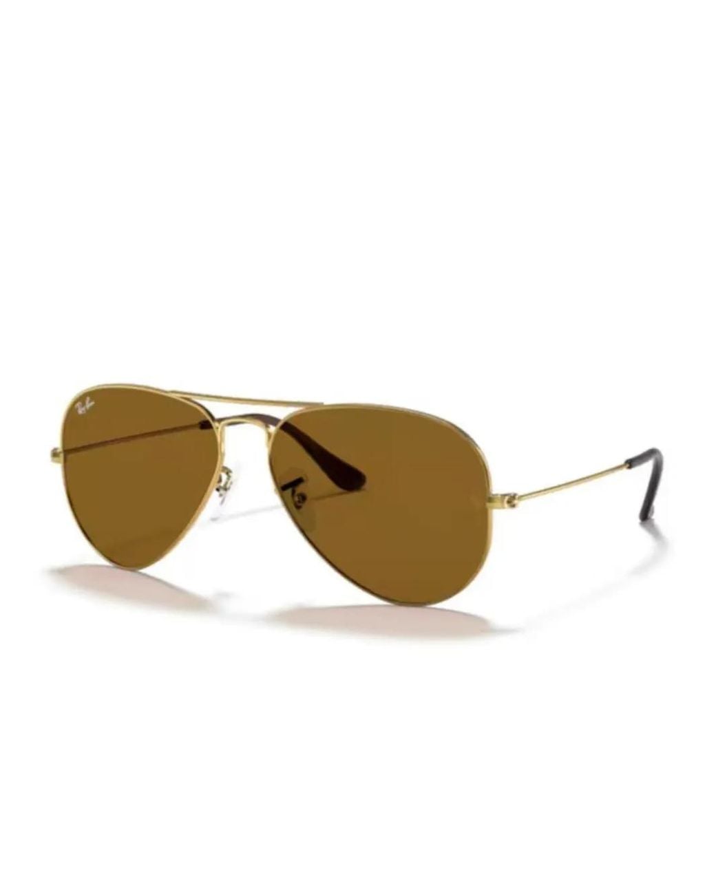 Ray-Ban Brown Aviator-Frame Sunglasses