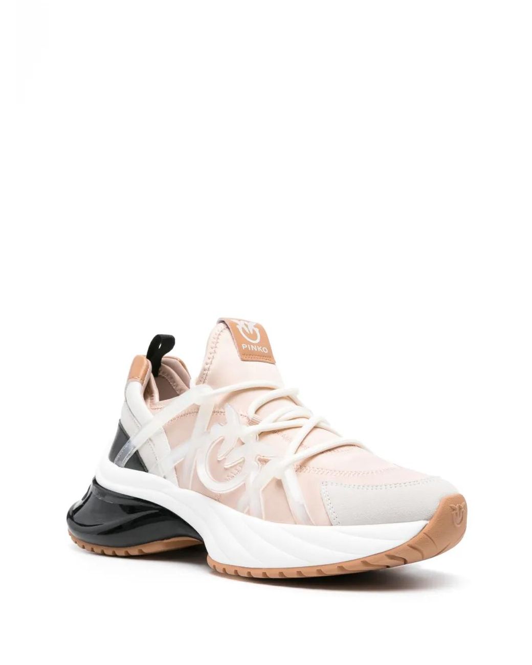 Pinko White Sneakers Pink