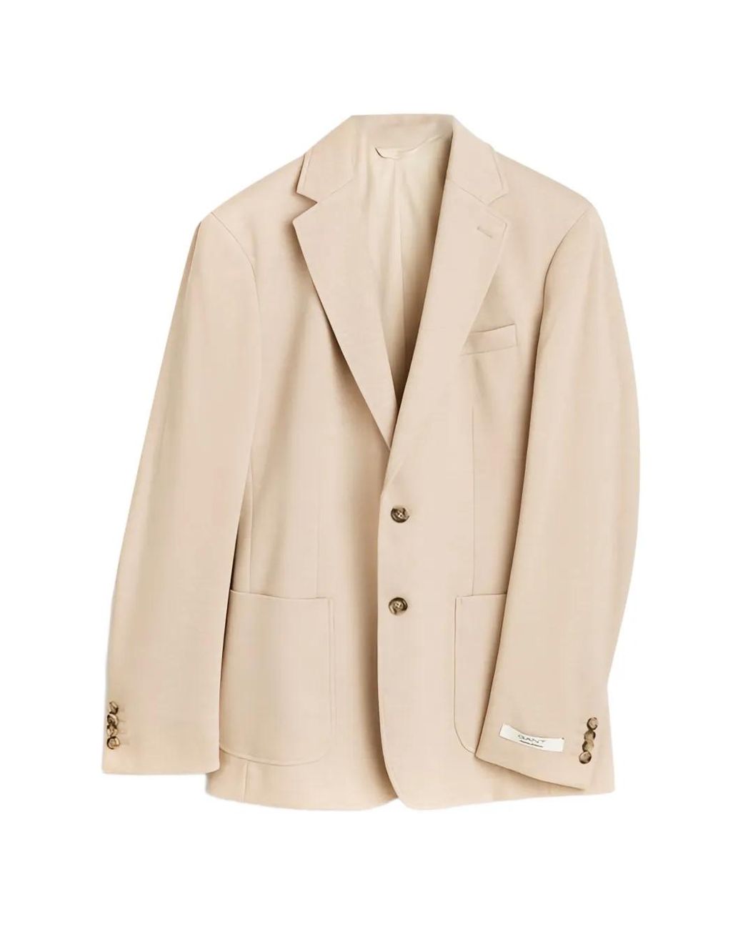 Gant Blazer Met Knoopsluiting in het Natural voor heren