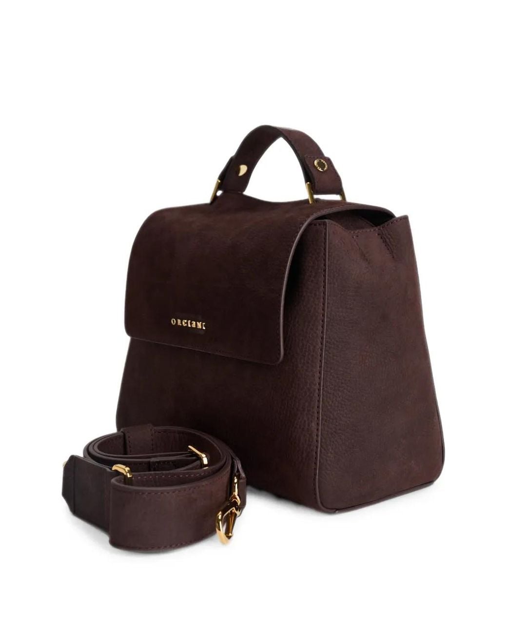 Orciani Brown Small Sveva Shoulder Bag