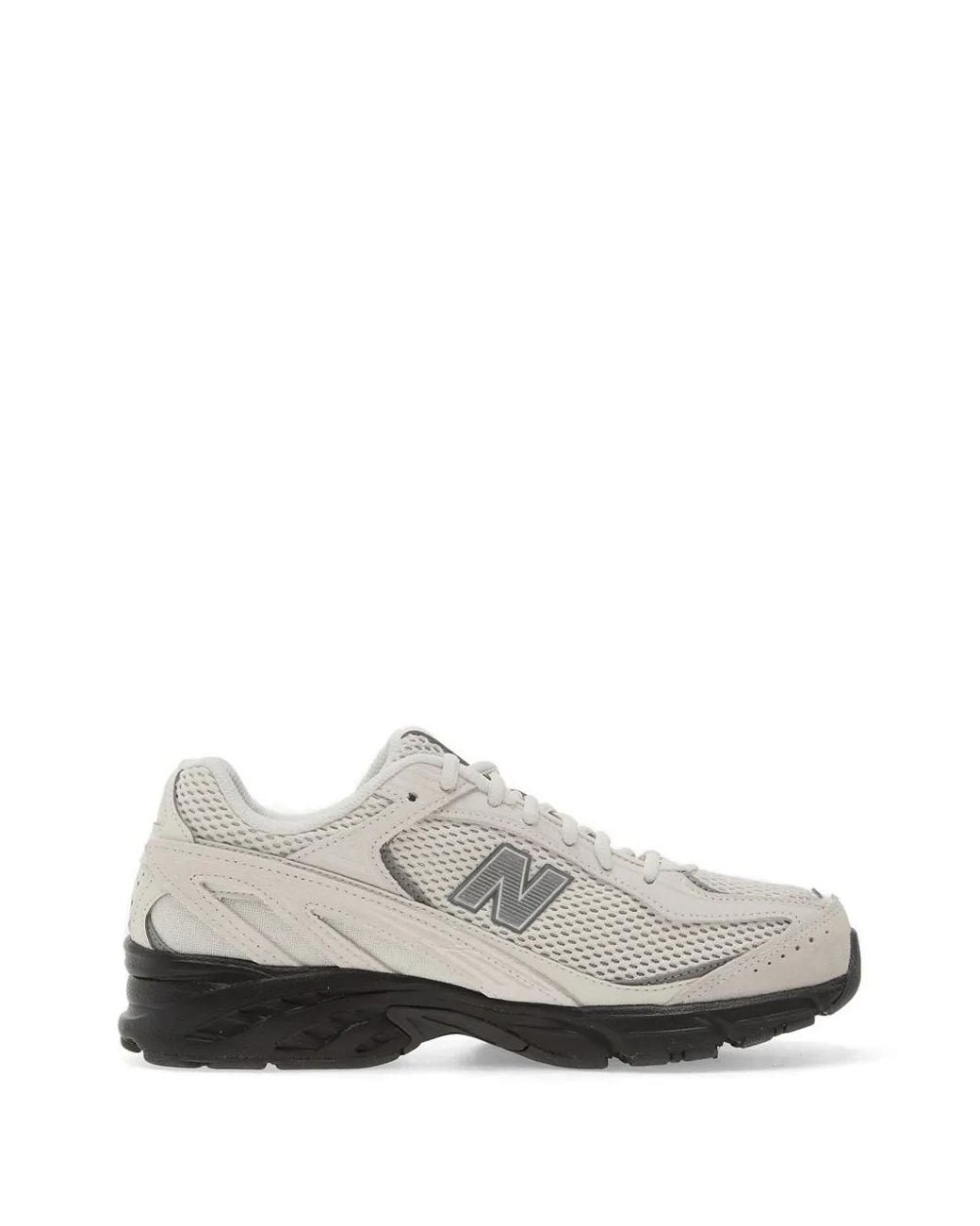 New Balance White 509 Mesh-Panels Sneakers