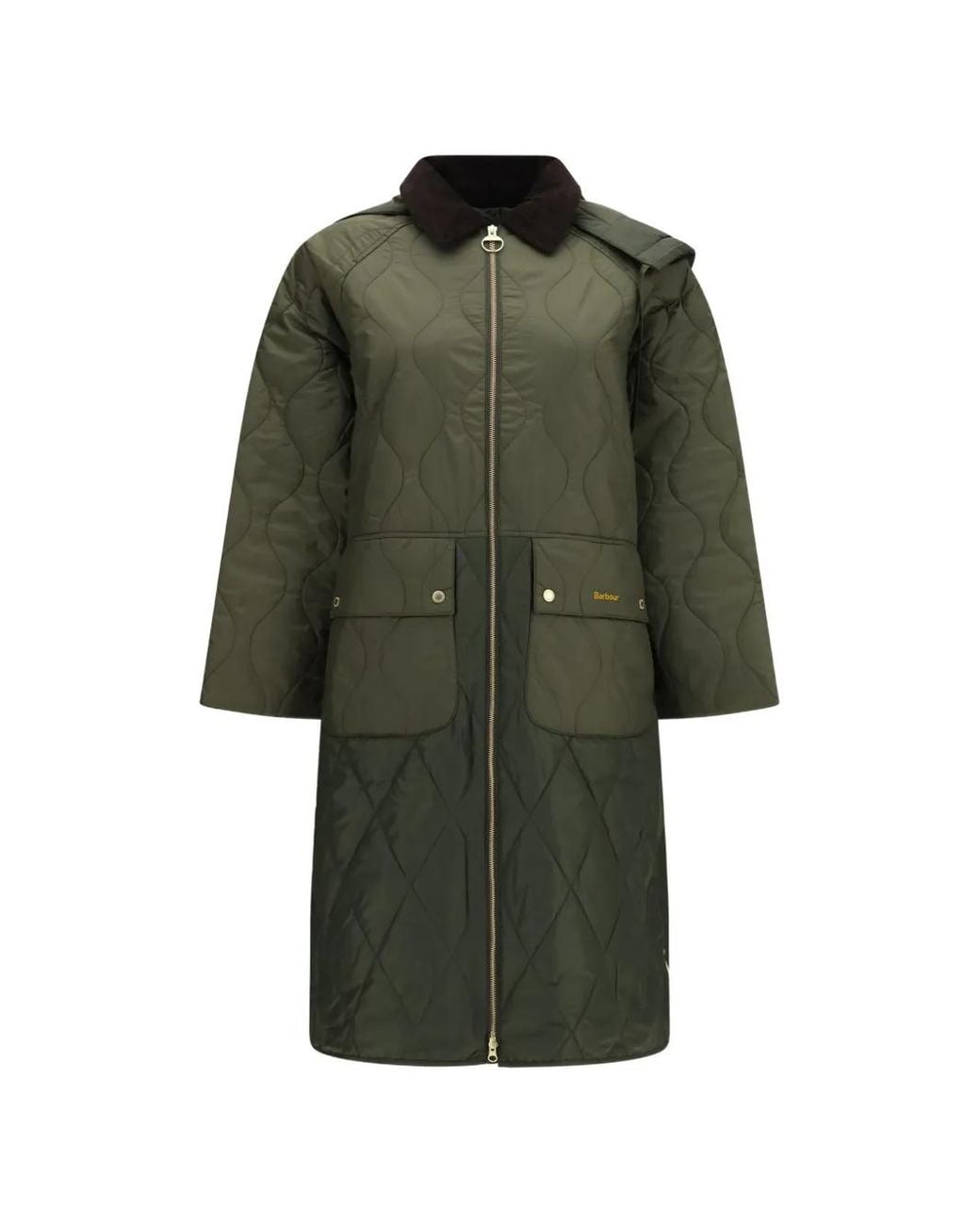 Barbour Green Osbourne Quilted Coat