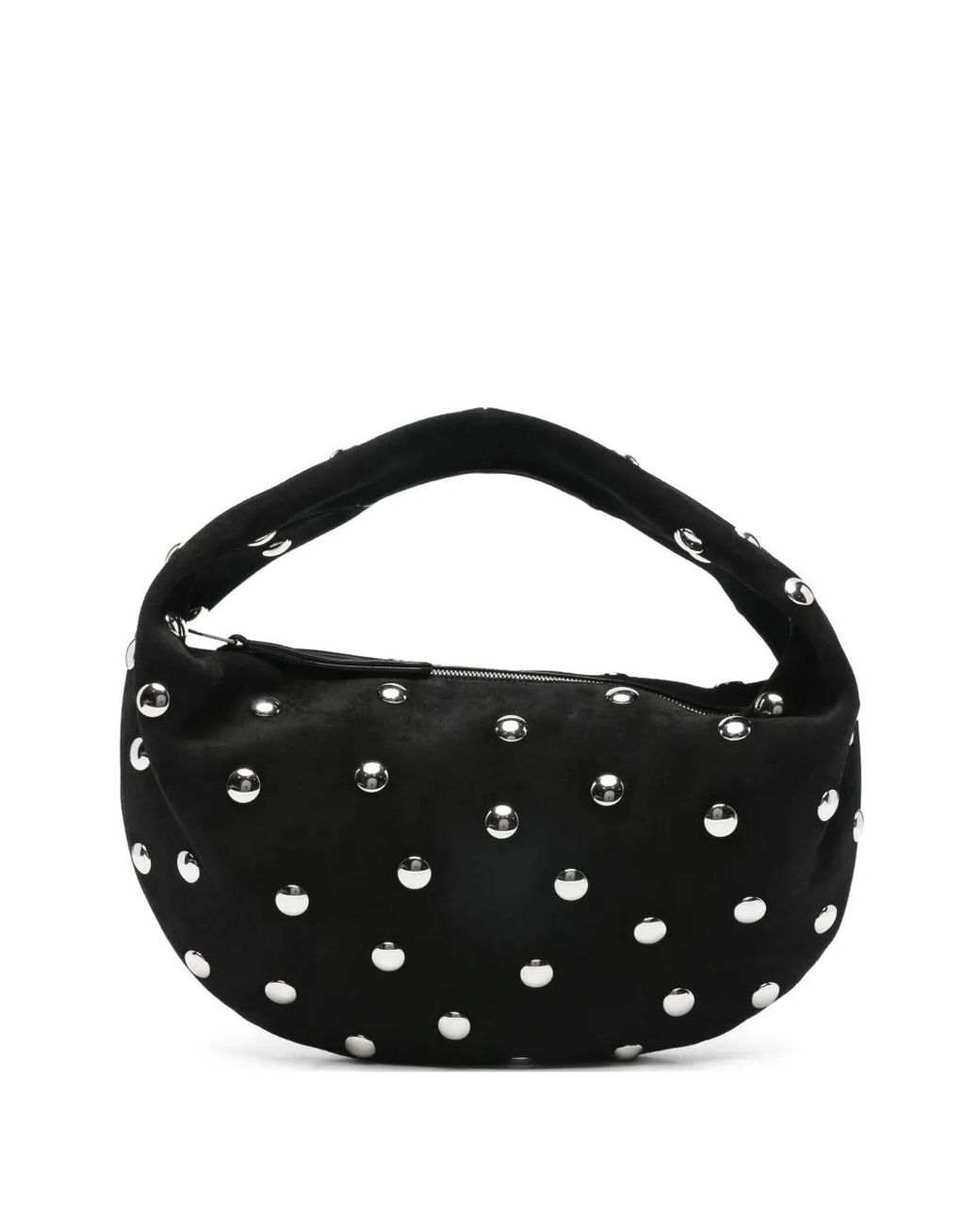 Khaite Black Medium Olivia Hobo Studded Tote Bag