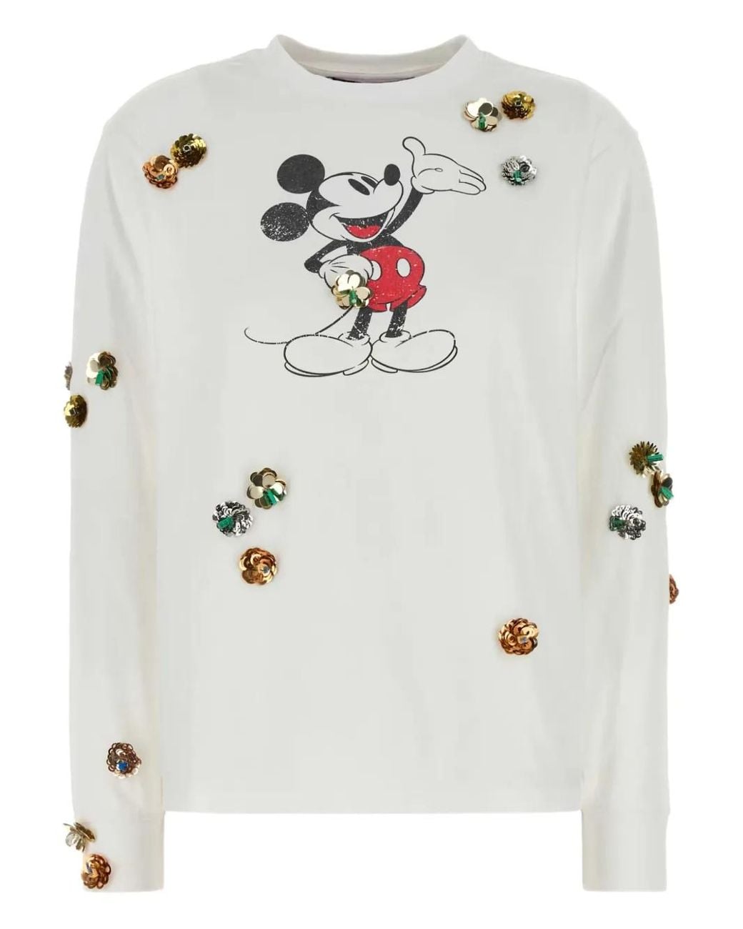 Coperni White Cottonx Disney Mickey T-Shirt