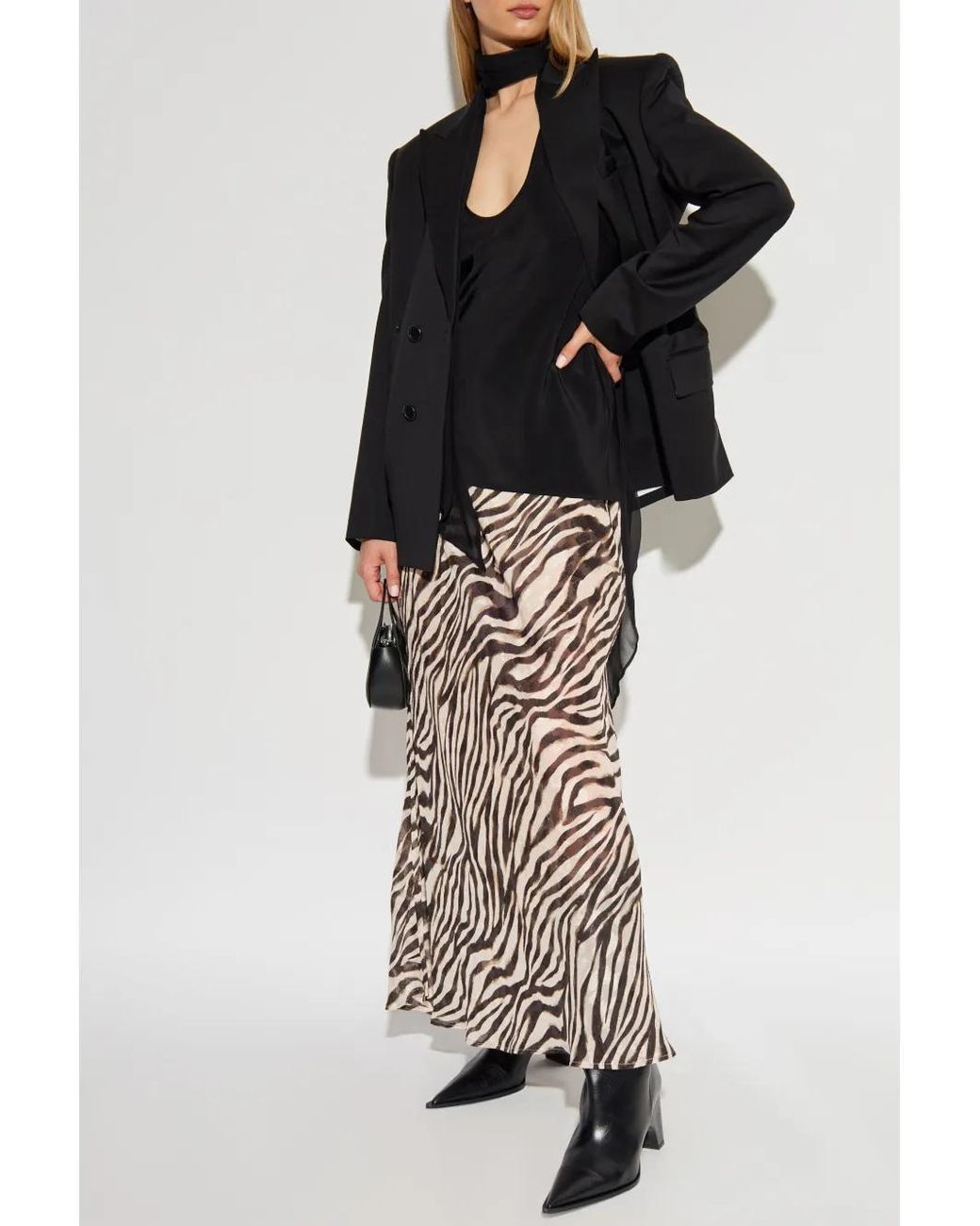 Helmut Lang Black Boxy Blazer